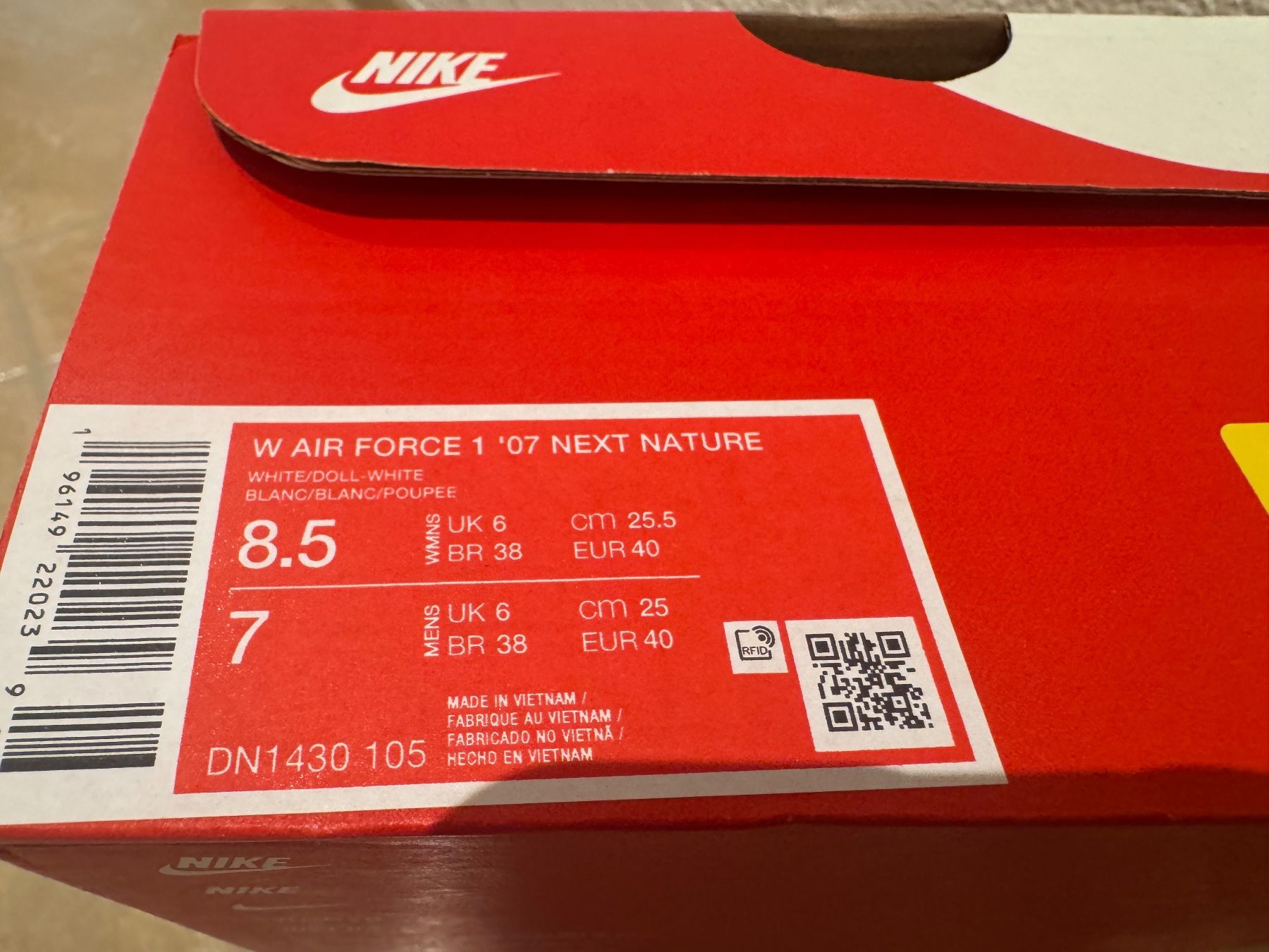 Nike Herrenschuhe: Nike Air Force 1 neue Sneakers, 40 – Neu und originalverpackt aus Klingnau von Markus14 5