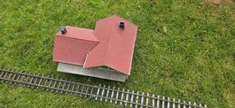 Modelleisenbahn Bahnhof, gebraucht aber gut erhalten!