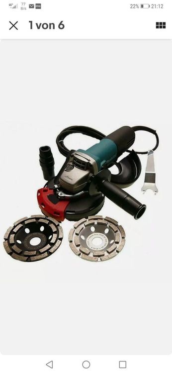 Makita AKTION Betonschleifer Set Kaufen auf Ricardo