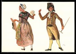 Künstler-AK sign. E. Biéler: Vevey, Fete des Vignerons 1927,
