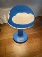 90er Ikea skojig pilzlampe blau