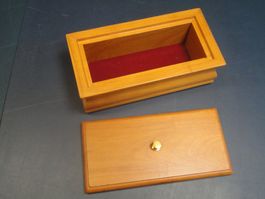 schöne alte Edel Holz Box, Dose Schatulle