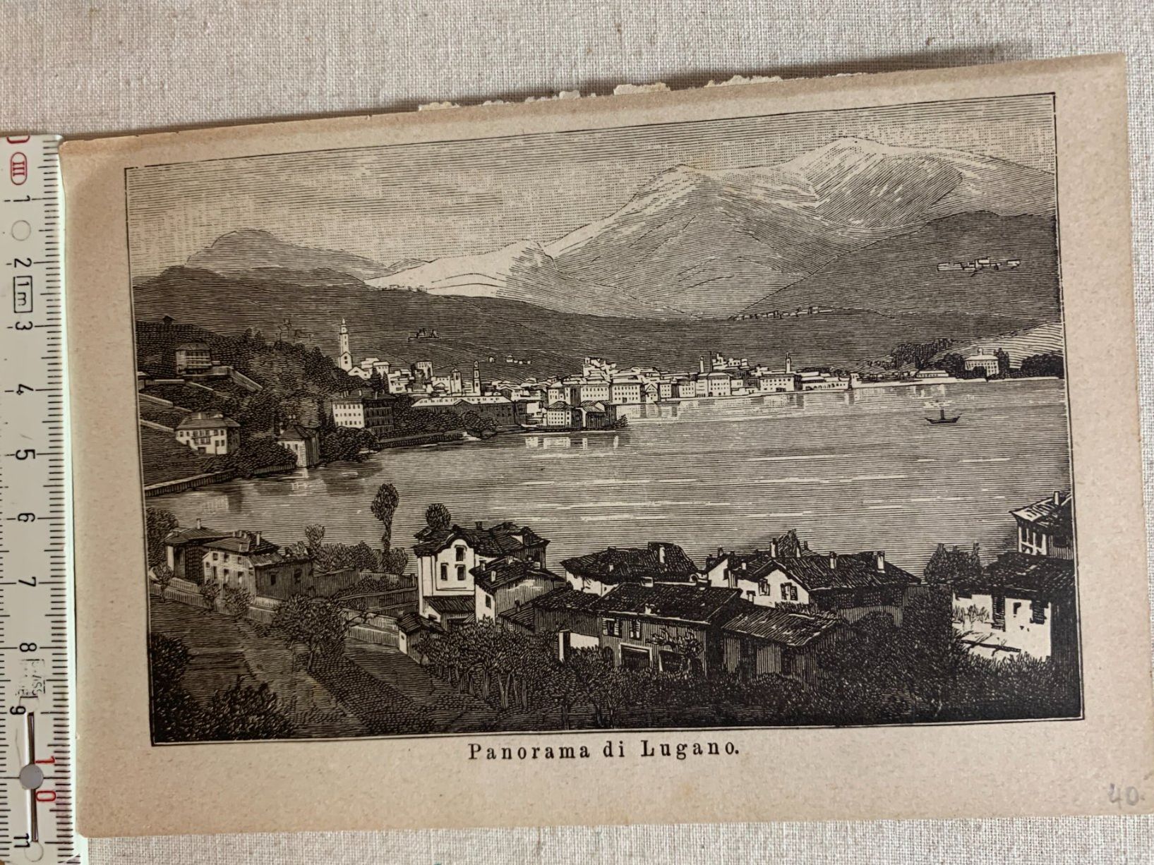 Cartoline postali: Ticino - Lugano - 1885 – Usato da Sorengo venduto da 74in 1