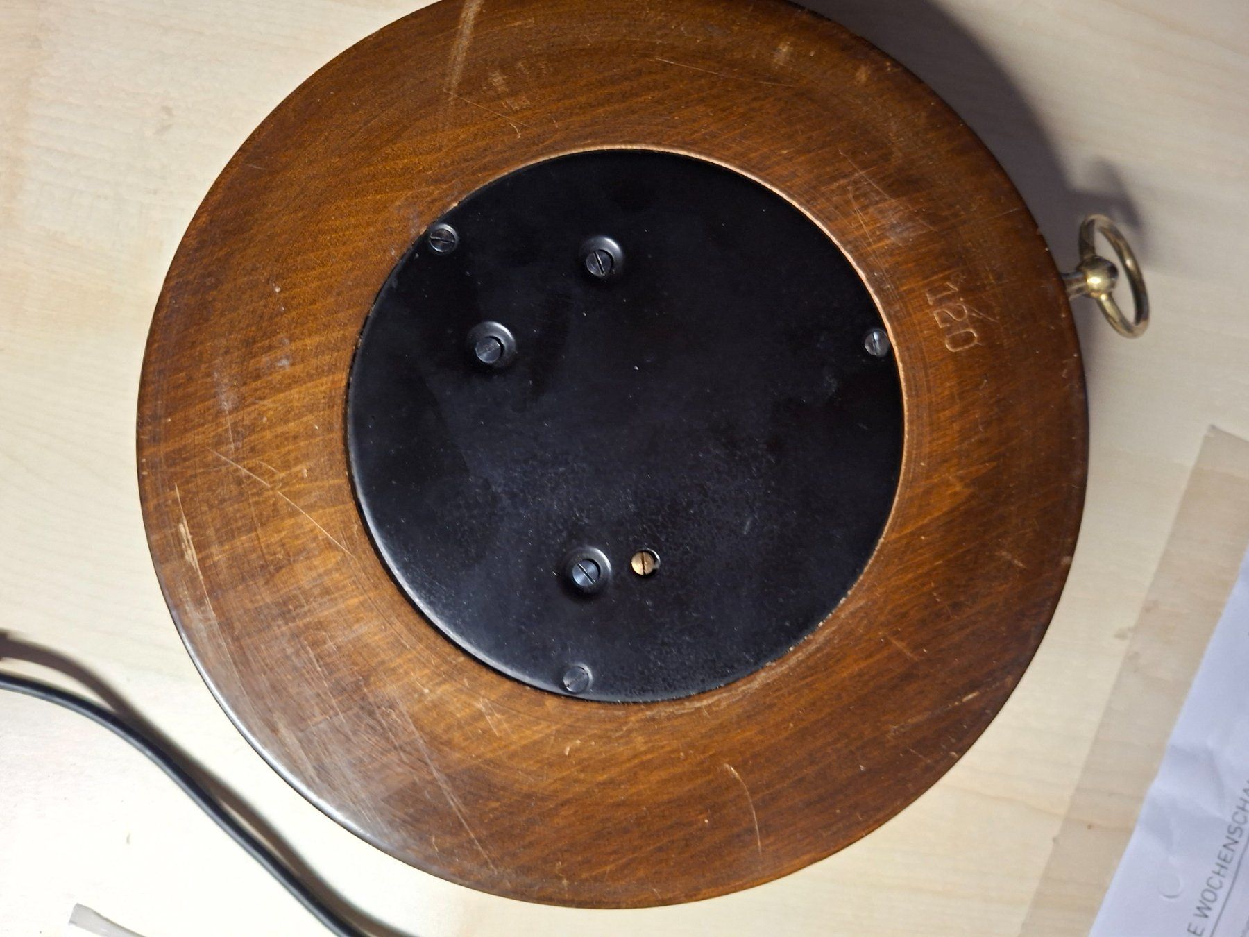 Sonstige antike Technik & Geräte: Barometer Holz Messing gebraucht – Gebraucht aus Niederwil AG von Stein1 2