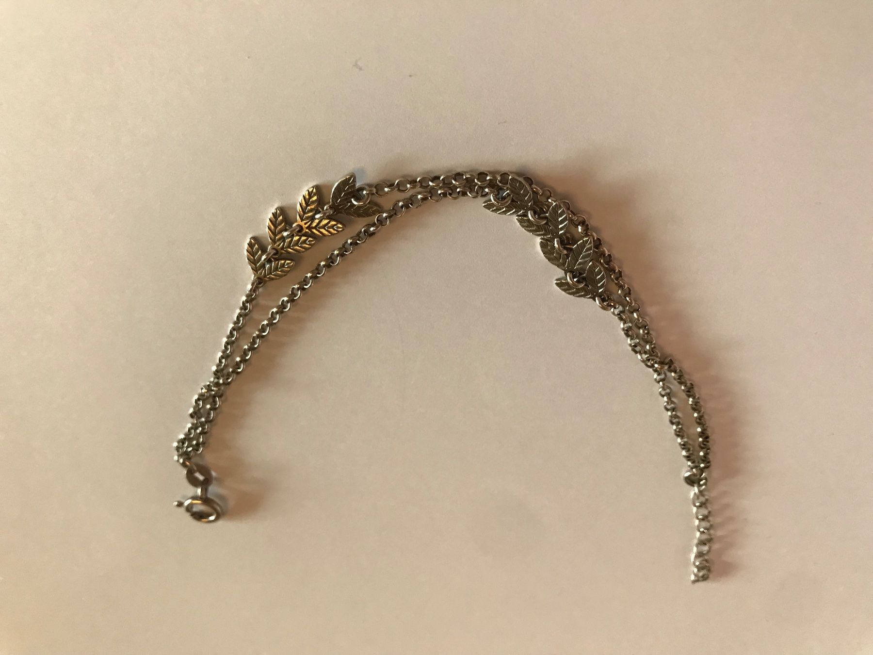 Bracciali & Braccialetti: Bracelet à feuilles en argent- Élégant! – Nuovo (secondo la descrizione) da Grimisuat venduto da eliseba88 1