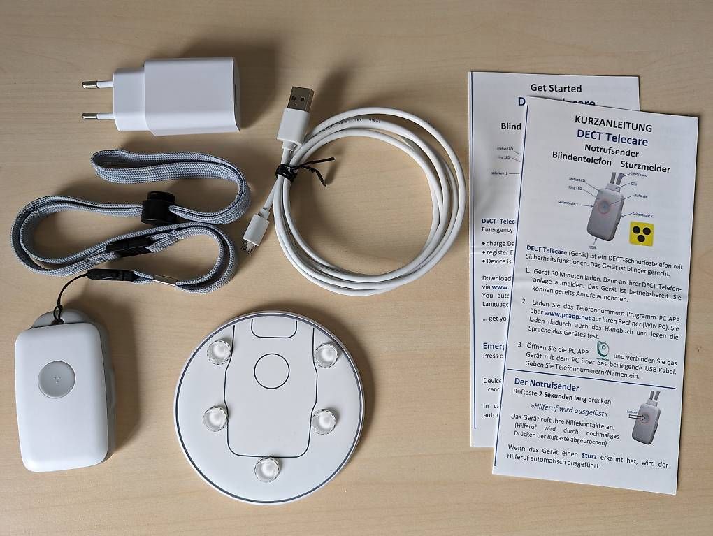 Telefoni: Notrufsender/Blindentelefon DOSCH&AMAND DA1450 DECT Telecare – Usato da Windisch venduto da Eisklinge 4