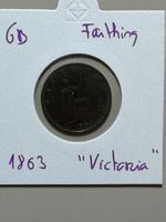 GB - Farthing - 1863 - Victoria 