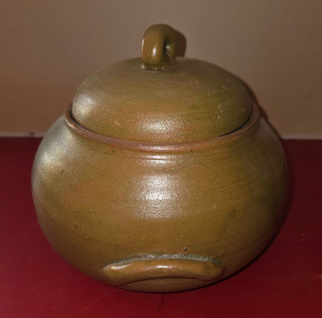 Piatti di portata: Plat en terre cuite émaillée avec couvercle – Nuovo (secondo la descrizione) da Corserey venduto da ded_7fys 1