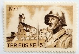Soldatenmarke 2.WK, Territorial Füsilier Kp 5, Wi Ter 48