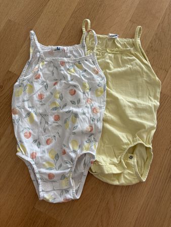 2er Set Baby Bodys H&M Baumwolle Gr. 74