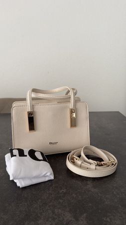 Dune London Handtasche beige mit Trageriemen