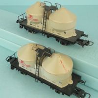 Lima 2 X SNCF Zementwagen