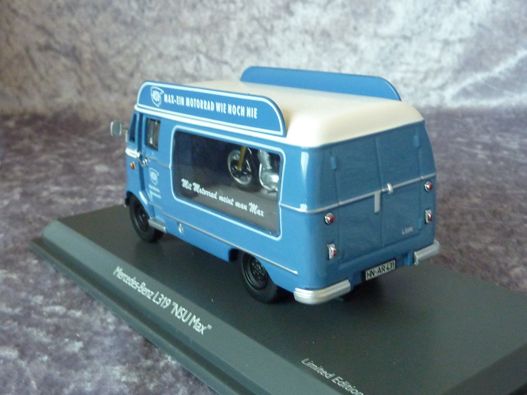 Schuco Voitures modèles: Mercedes L319 mit NSU Max 1:43 – Neuf (Voir description) à Dürrenäsch par modellautos4you 5