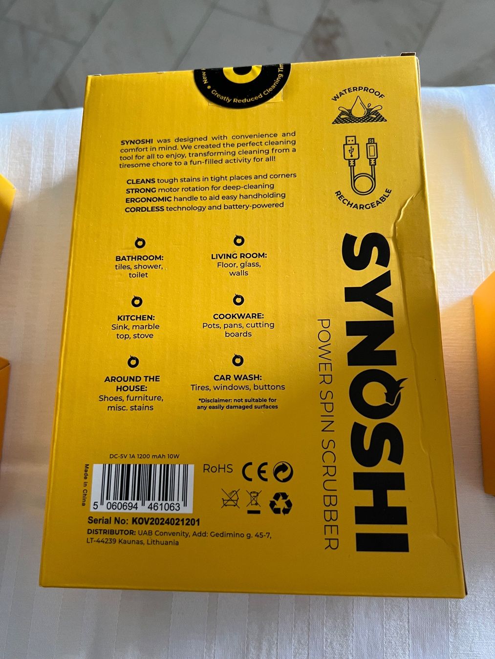 Synoshi Altro per la casa: Synoshi AKKU Handschrubber – Nuovo e nell'imballaggio originale da Neukirch / Egnach venduto da Taucher68 3