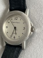 Armbanduhr Pierre Rucci Quarz Leder schwarz gebraucht