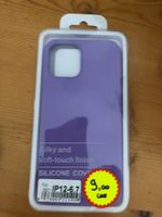 Hülle Silikon Cover f. iPhone 12-6.7 lila neu