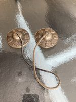 Paar Zimbeln mit 8 Glückssymbolen, Tibet, wunderbare Arbeit!