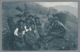 1910 ca. MONTE GENEROSO, CONTADINE, *