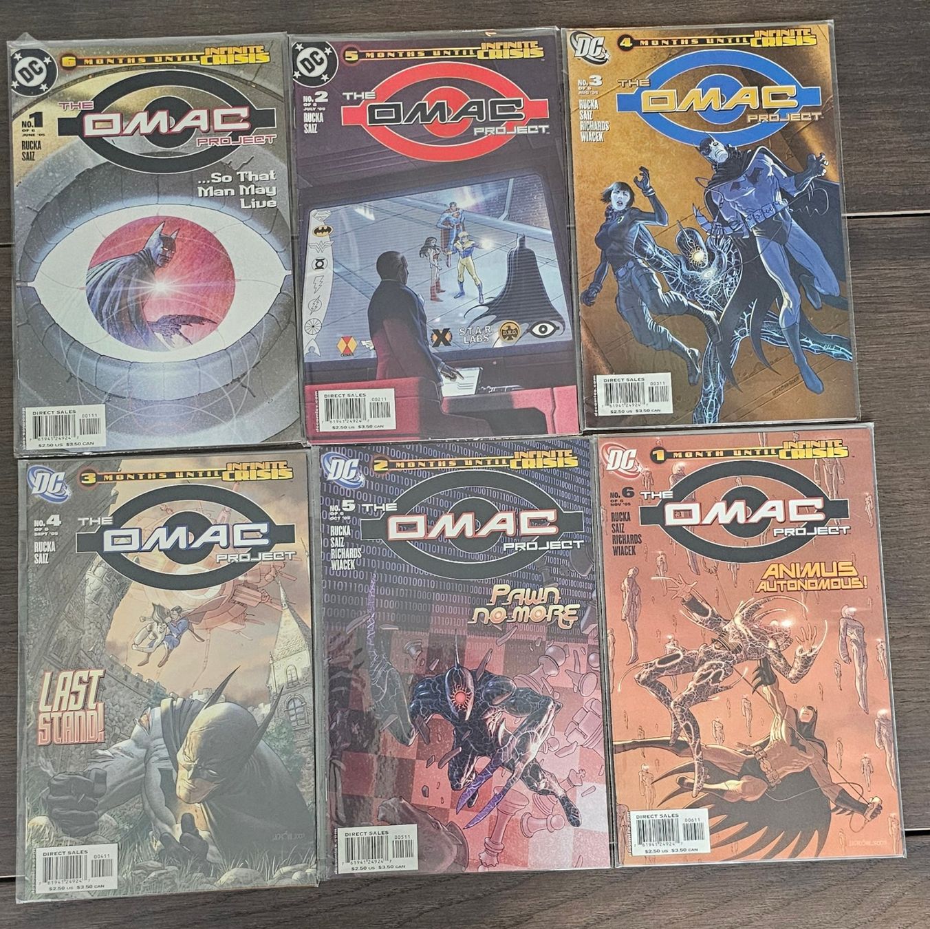 BD: The OMAC Project #1-6 Complete Series DC Comics 2005 – D'occasion à Meyrin par bigjoejr69