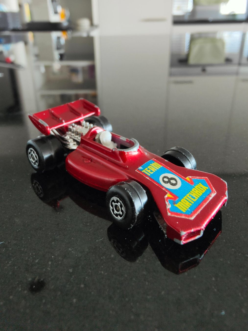 Matchbox Modellini d'auto: Matchbox Rennwagen – Usato da Zuzwil SG venduto da Atalanta75 1