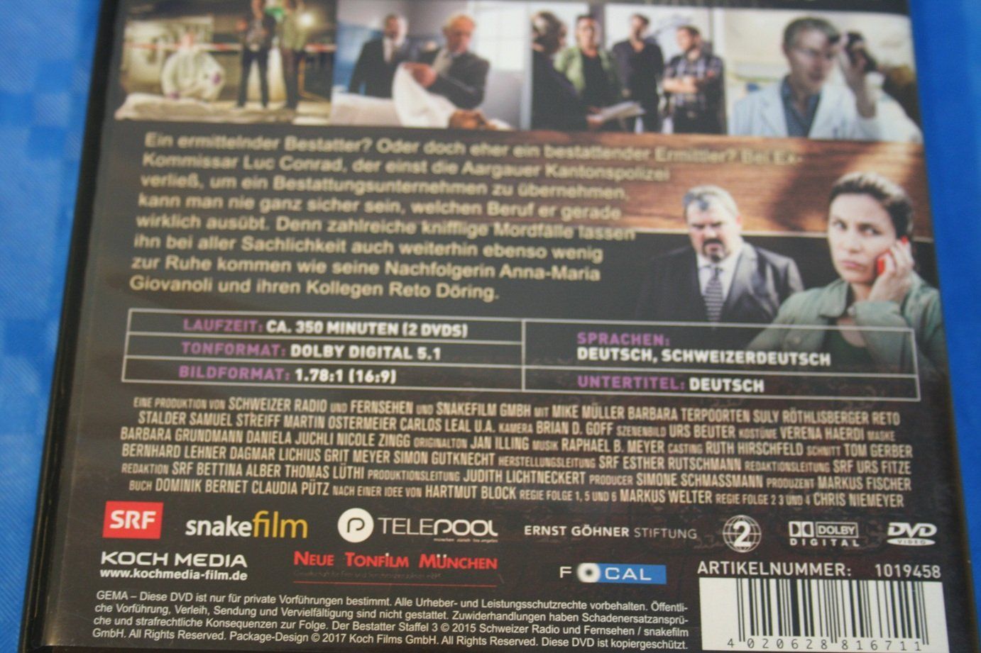 Alle DVDs: Der Bestatter, 3. Staffel – Gebraucht aus Wettingen von zibi137 3