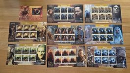 Briefmarkenbogen Isle of Man "Herr der Ringe"