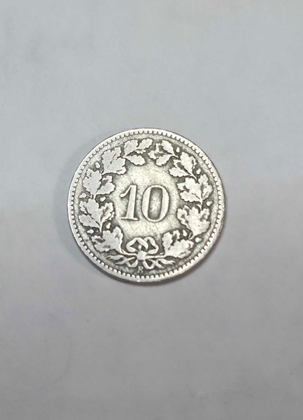 Tutti le monete: 10-Rappen von 1881 – Usato da Filzbach venduto da csc_7tb5 1