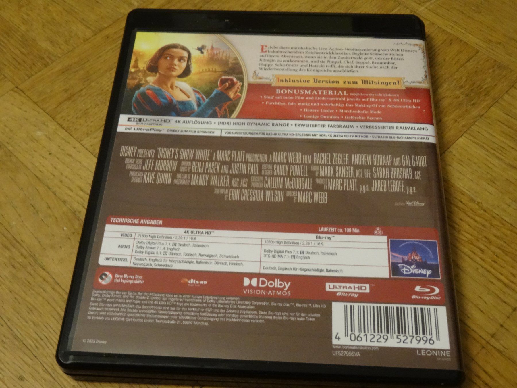 Tutti i DVDs: Disney Schneewittchen 4K ULTRA UHD Blu-ray – Usato da Olten venduto da Disc-Verkauf 2