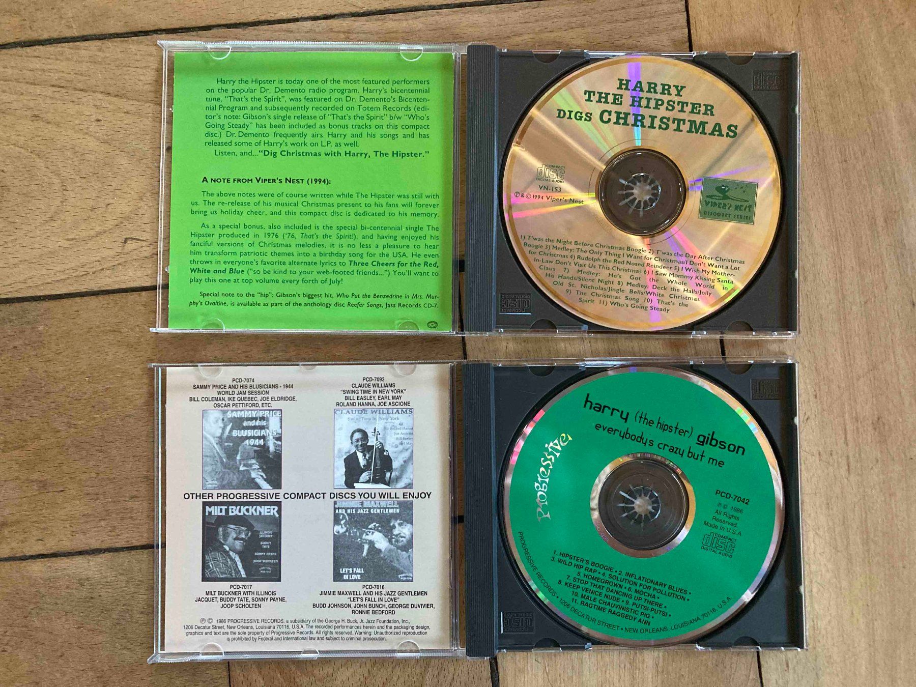 CD: Harry "The Hipster" Gibson - 2 rare CDs – Usato da Luzern venduto da Needful_Things 3