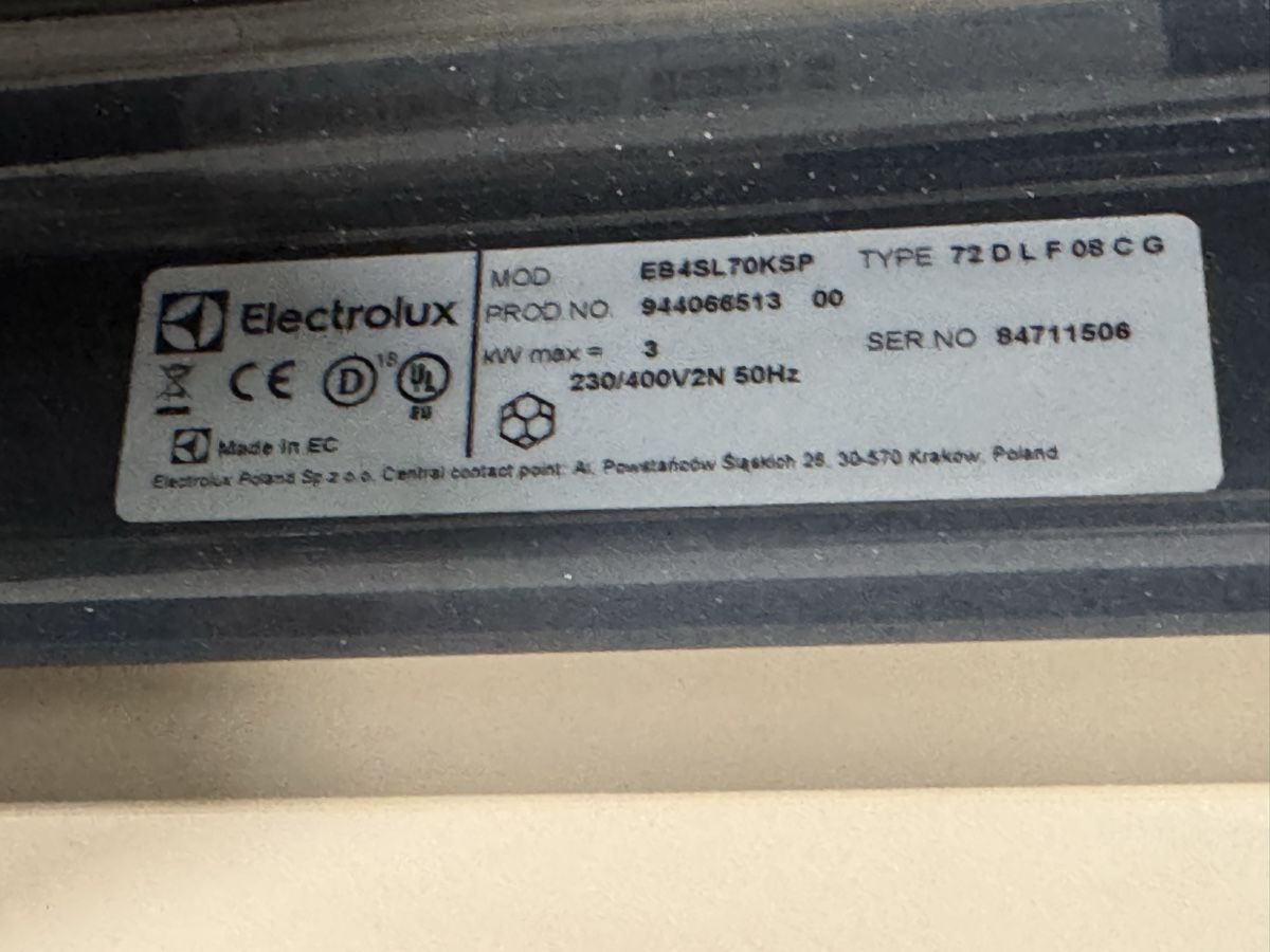 Electrolux Elettrodomestici da cucina: Kombisteamer Electrolux EB4SL70KSP Einbaugerät gebraucht – Usato da Aeschau venduto da ResZ 3