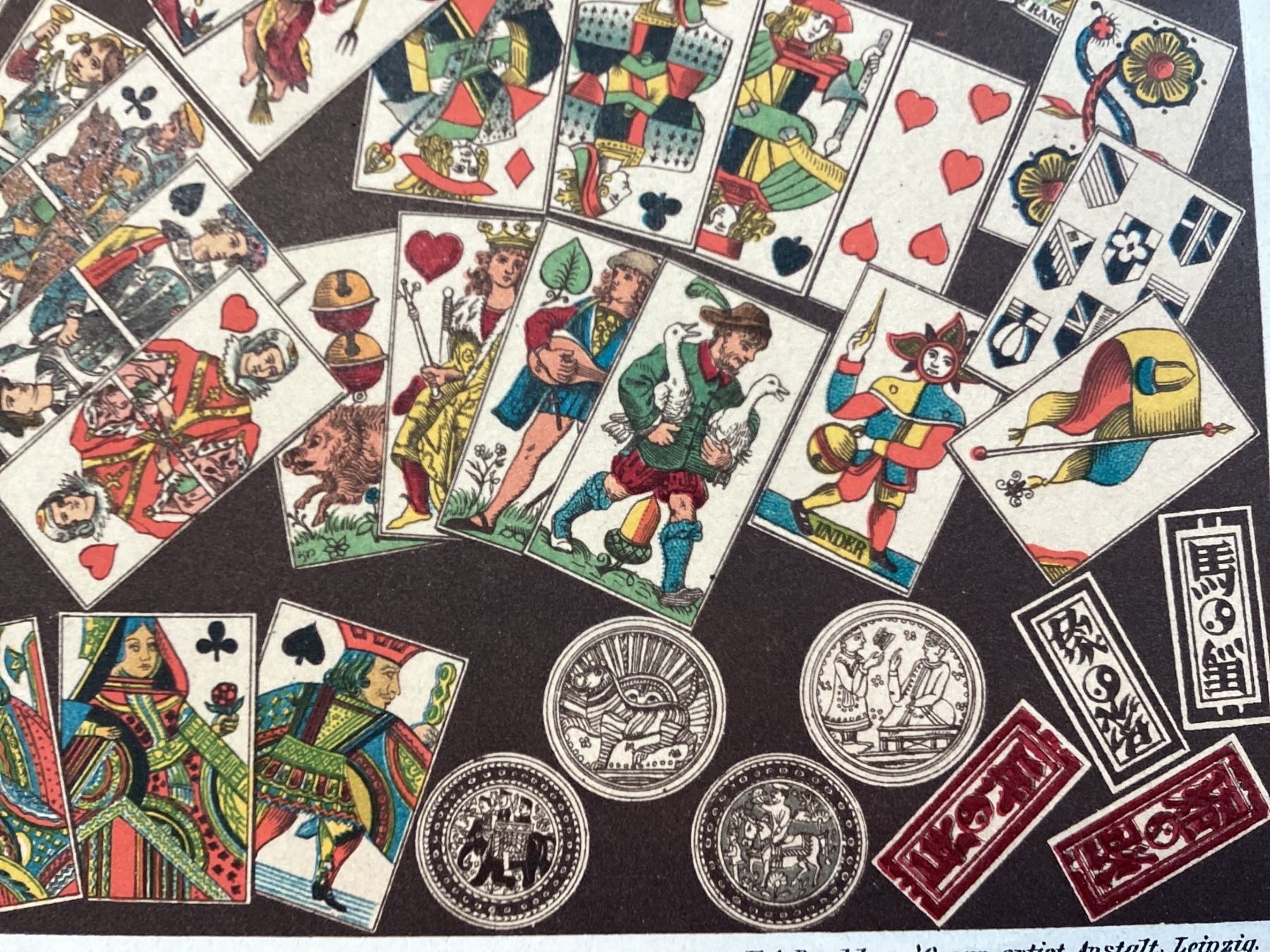 Giochi: Antike Spielkarten Darstellung Chromlithographie – Usato da Eglisau venduto da mar_5rn2