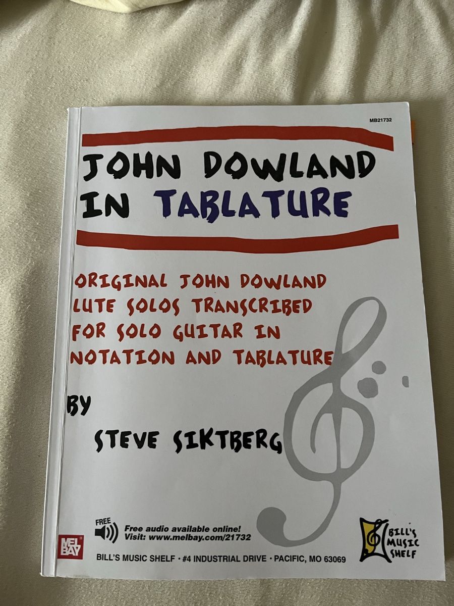 Libri: Noten John Dowland – Usato da Bellinzona venduto da Lele80