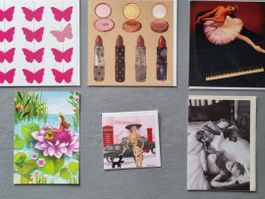 19 cartes de vœux GRUSSKARTEN GIRLY FILLE avec enveloppe NEW
