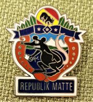 O907 - Pin Rebublik Matte Bern / Maus silbrig