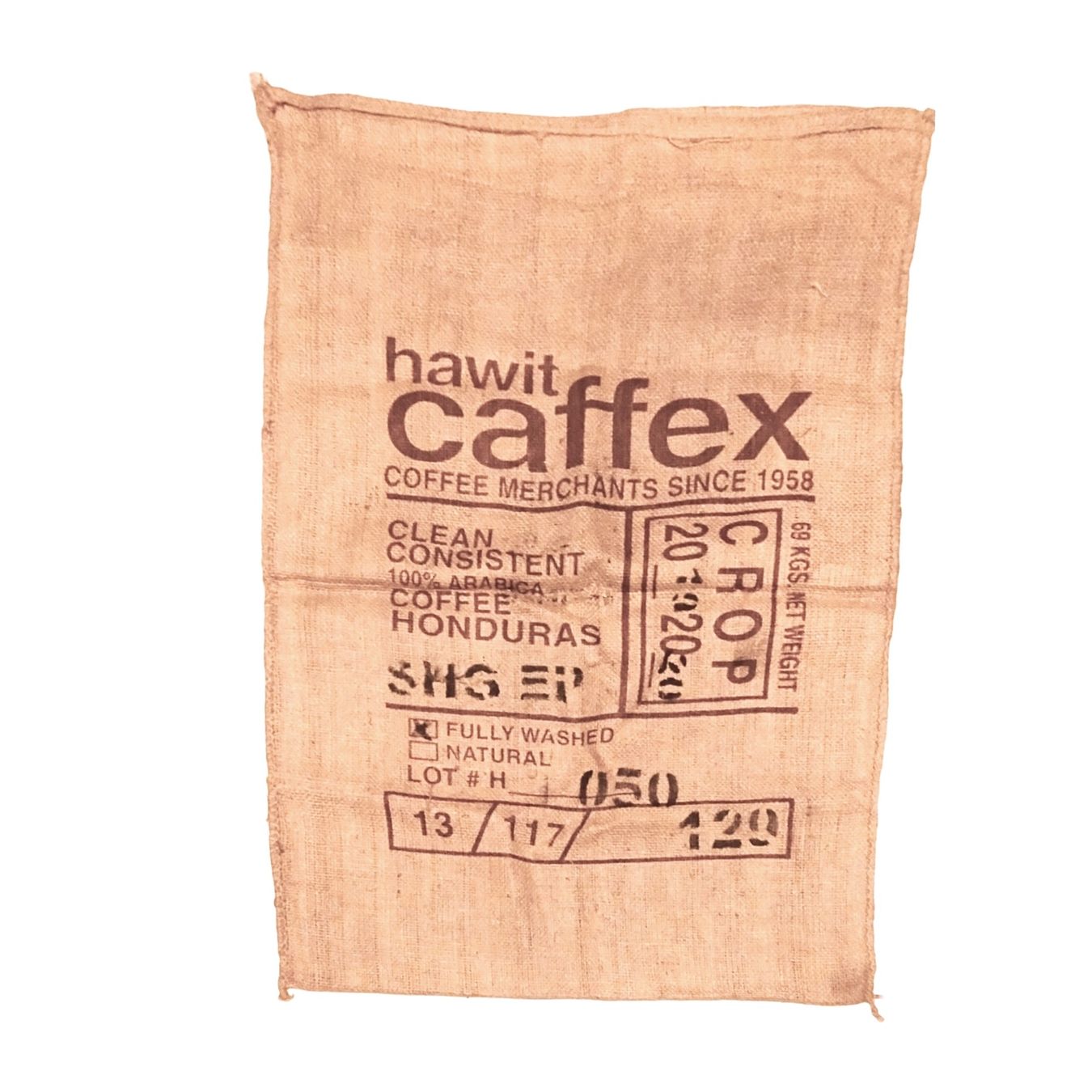 Tessuti: 4 x Kaffeesack – Usato da Ebikon venduto da Weinkisten-Tom 4