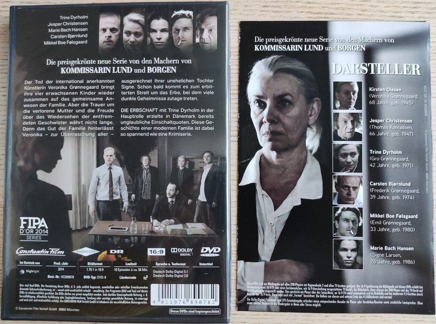 Die Erbschaft (Staffel 1)   > Deutsch <     4'DVDs 4