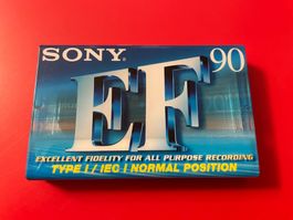 SONY EF-90 Audio-KULT-Kassette im Originalzustand rar!