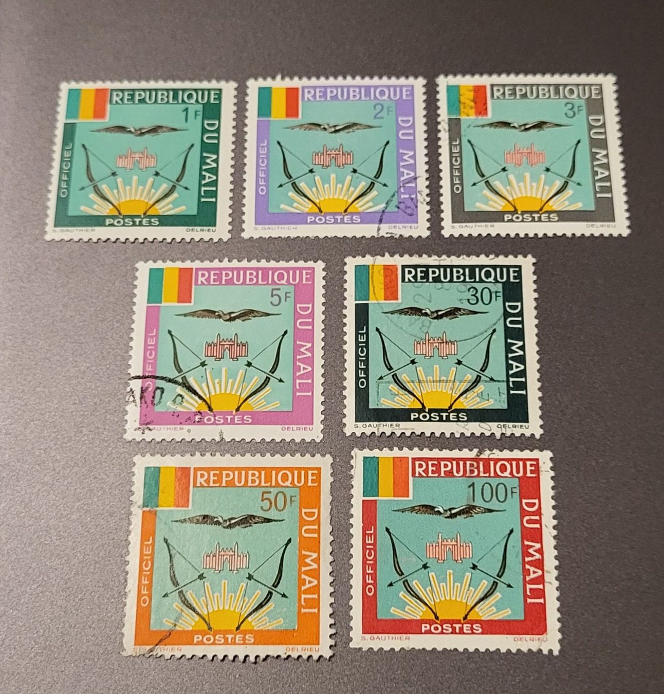 Tutti i francobolli: Mali 1964 vogel motiv briefmarken – Usato da St Gallen venduto da Stampsalshobby