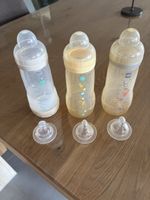 3x Mam Flasche, Schoppen Baby, 330ml, ab 2 Monate