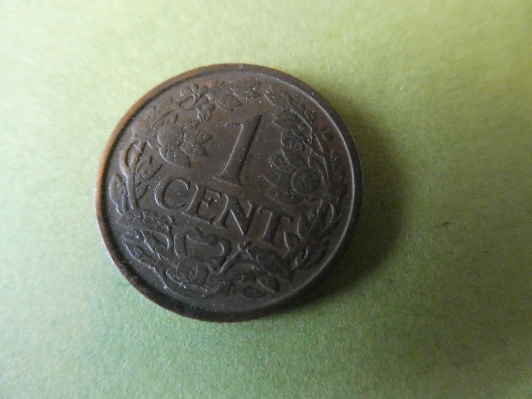 Alle Münzen: Niederlande 1937, 1 Cent – Gebraucht aus Hinterforst von Rohusri 1