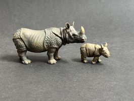 Schleich Panzernashorn Nashorn Kalb Ausdrucksstarke Qualität