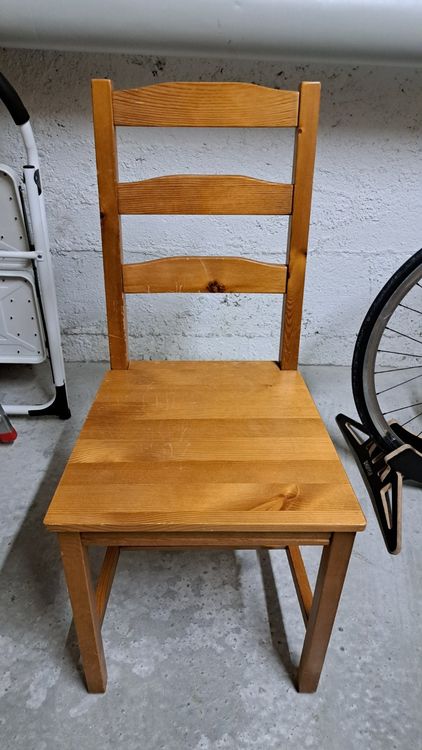 4 Holzstühle / IKEA / gebraucht Kaufen auf Ricardo