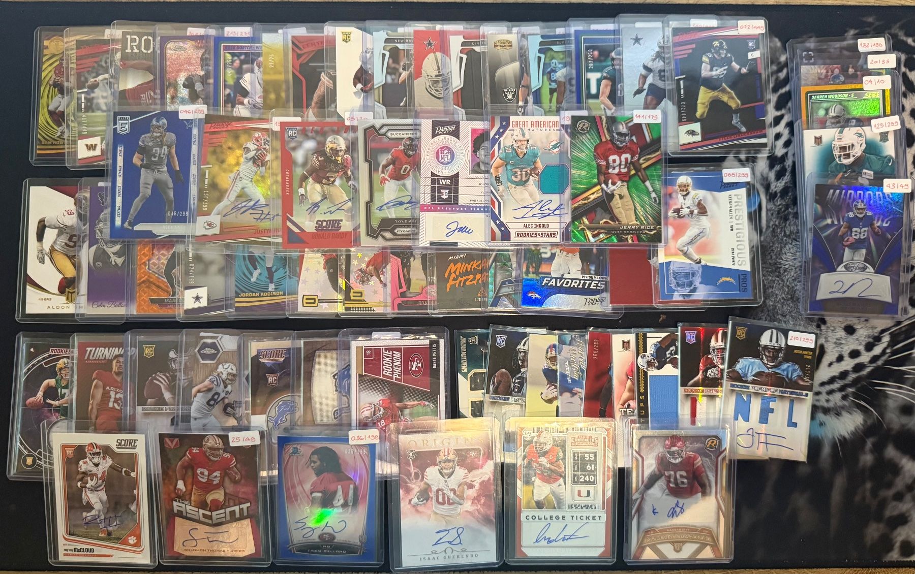 NFL Sammelbilder & Trading cards: 63 NFL Trading Cards! Numbered - Autograph - Patch – Gebraucht aus Malters von cap.design_