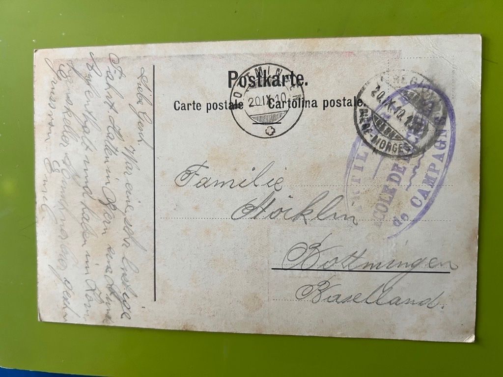 Ansichtskarten: Postkarte Kornhauskeller Bern mit Stempel 1910 – Gebraucht aus Steinach von Momoco 1