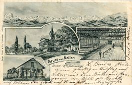 Wuppenau   TG  -  NOLLEN  und Alpenkette    um 1902
