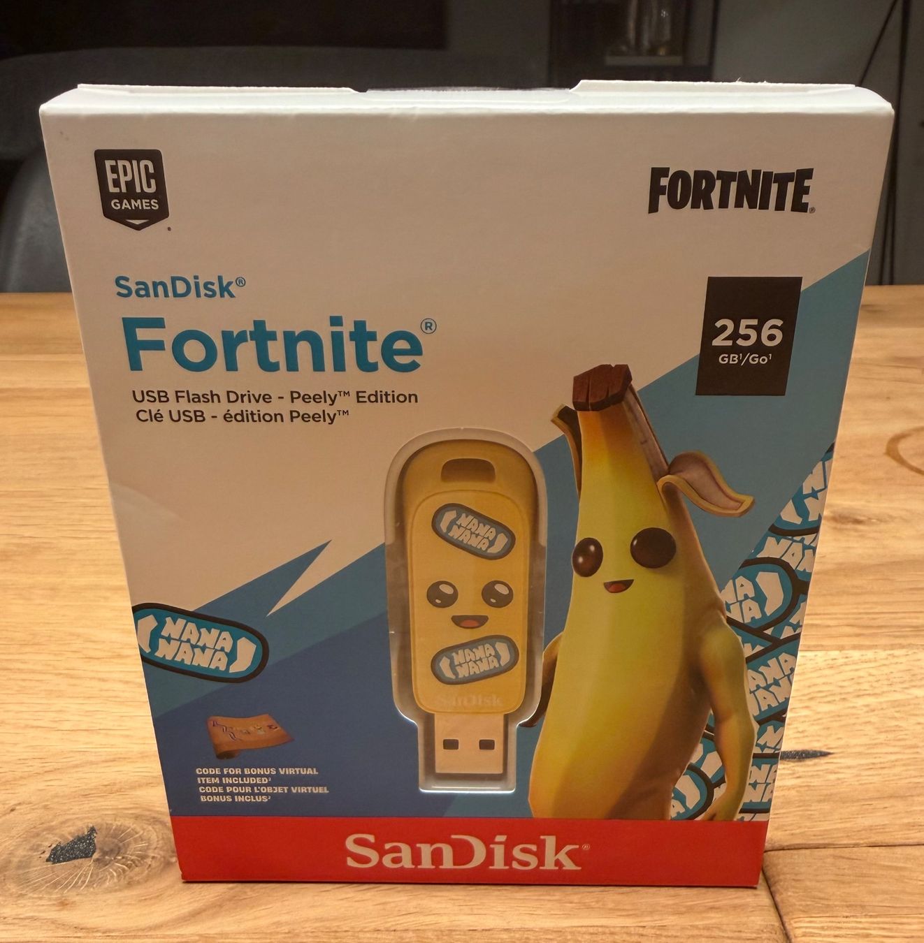 SANDISK Fortnite Peely USB 3.2 Gen1 256GB 130MBs (Neu und ...