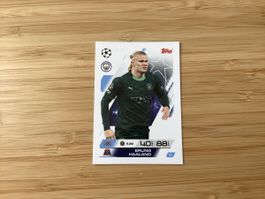 Topps Match Attax Erling Haaland Manchester City card