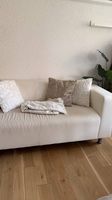 Kunstledercouch beige