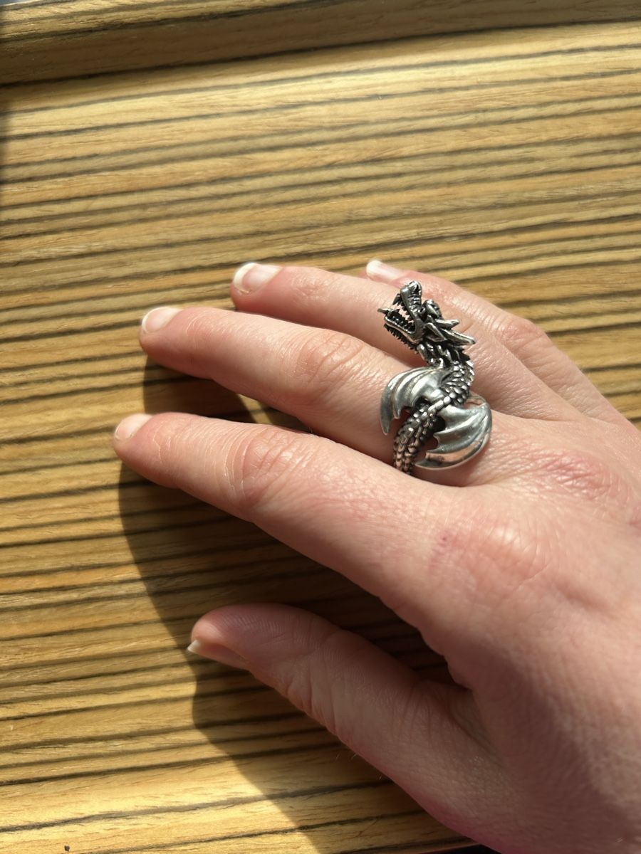 Anelli: Ring Silber 925 Drache – Usato da Birsfelden venduto da Exclusivity 1