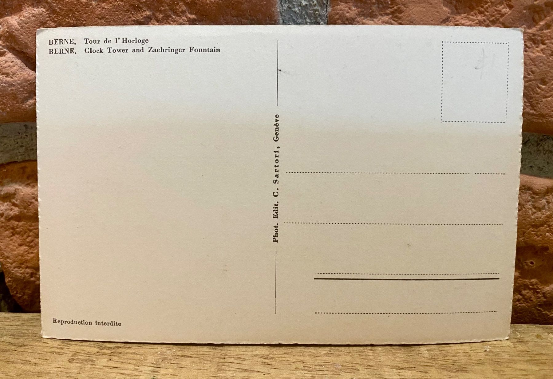 Cartoline postali: Zeitglockenturm mit Zähringerbrunnen - Oldtimer – Usato da Root venduto da ENGLAND-TREASURES 2